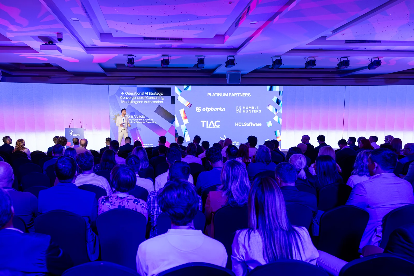 On stage at Automation Summit 25